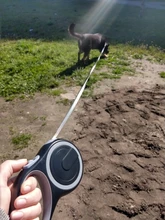 Correa para mascotas larga y fuerte para perros grandes, correa retráctil de nailon duradero para caminar con perros grandes, correa de cuerda de perro extensible automática