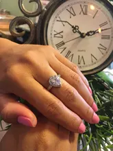 Anillo de amor de Zircón hueco para mujer, sortija de amor con nudo de lazo Chapado en plata para Dedo de árbol para pareja, joyería de compromiso para boda
