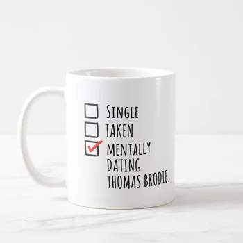 

Thomas Brodie Mug, Maze Runner, Thomas Sangster, Dylan Obrien, Mentally Dating, Celebrity Mugs, Brodie Sangster,11oz, Coffee Mug