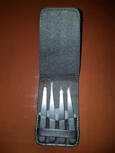 Pinzas antiestáticas de acero inoxidable para mantenimiento de cejas, herramientas de reparación de precisión Industrial, recta, 4 Uds.