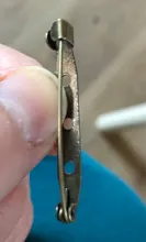 50 unids/lote 15 20 25 30 35 mm broche de Clip pines alfileres de seguridad broche ajustes en blanco Base para la fabricación de la joyería DIY suministros