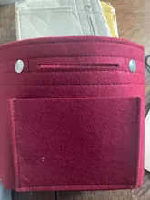 Organizador de maquillaje de fieltro para bolso, bolsa de mano de viaje interior, bolso de cosméticos portátil, apto para varias marcas, gran capacidad