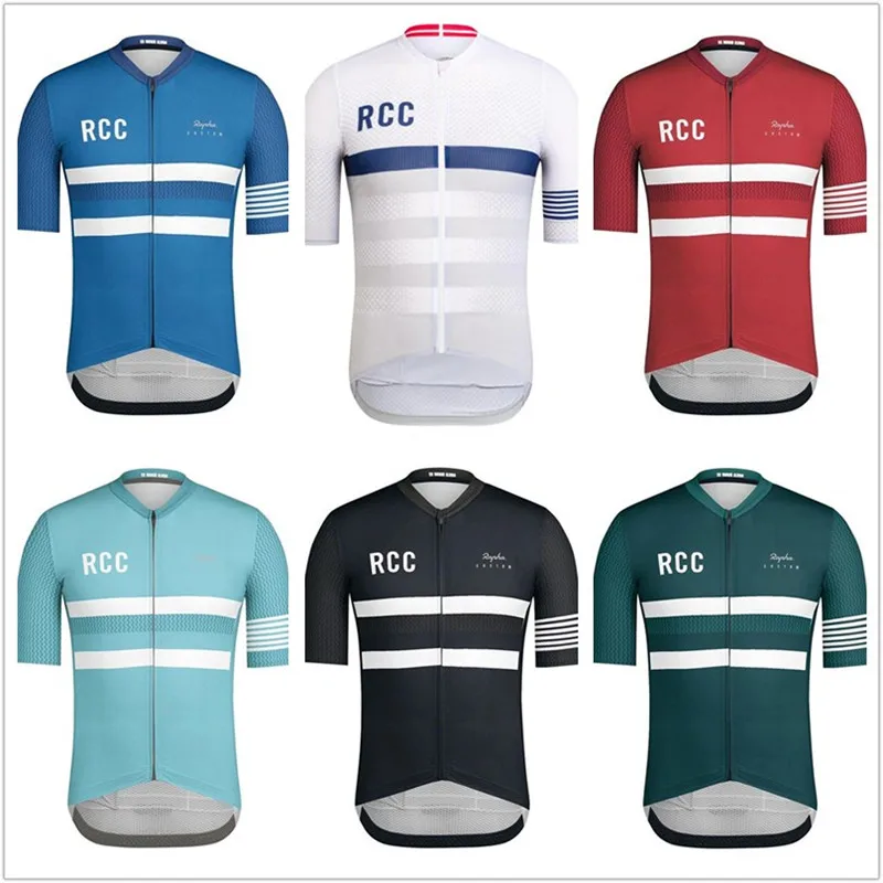 

2019 Rcc rainbow pro team areo Boutique polyster fabric short sleeve sport jresey cycling Bicycle shirt Cycle road bike clothes