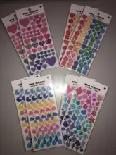 Pegatinas de PVC decorativas con láser, cinta colorida, etiqueta de palo de Scrapbooking, bricolaje, diario, álbum, adhesivo de papelería, accesorios