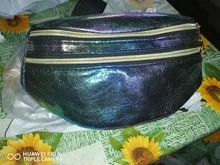 Buylor-riñonera holográfica con correa para láser para mujer, Cangurera de diseño, bolso de cintura bonito para fiesta y viaje