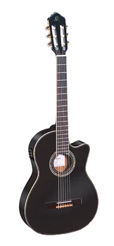 

Rce145bk family series pro classical guitar, size 4/4, black, Ortega