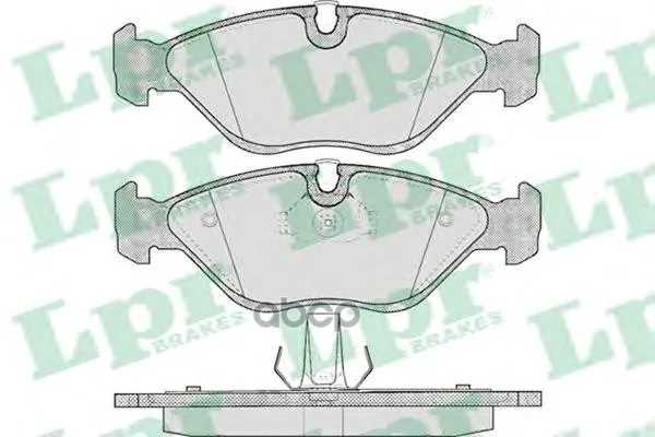Колодки Тормозные Opel Vectra A/B 88-03 Передние Lpr 05p656 Lpr арт. 05P656