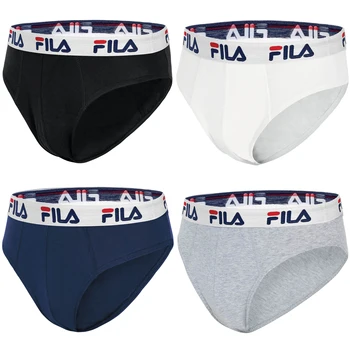 

Men's FILA briefs in various colors made of cotton and elastane