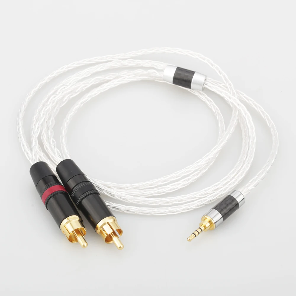 Новый Audiocrast HC022 Hi-Fi 2 5 мм TRRS сбалансированный до RCA Мужской кабель для Astell &amp Керн