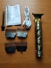 Maquinilla eléctrica para cortar el pelo para hombre, cortadora de pelo eléctrica recargable con USB 2021, de 0MM, para Barbero, Buda negro