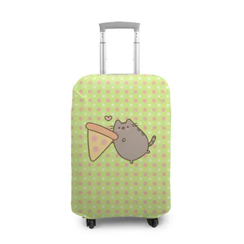 

Case for a suitcase 3D Pusheen loves pizza