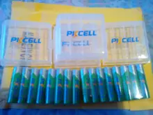Rechargeable-Battery Batteries Case-Holder Pkcell Aaa Self-Discharge 850mah Ni-Mh 