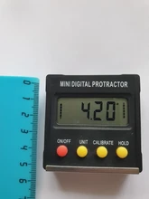 Mini transportador digital de 360 grados, inclinómetro, caja de nivel electrónico, herramientas de medición de base magnética