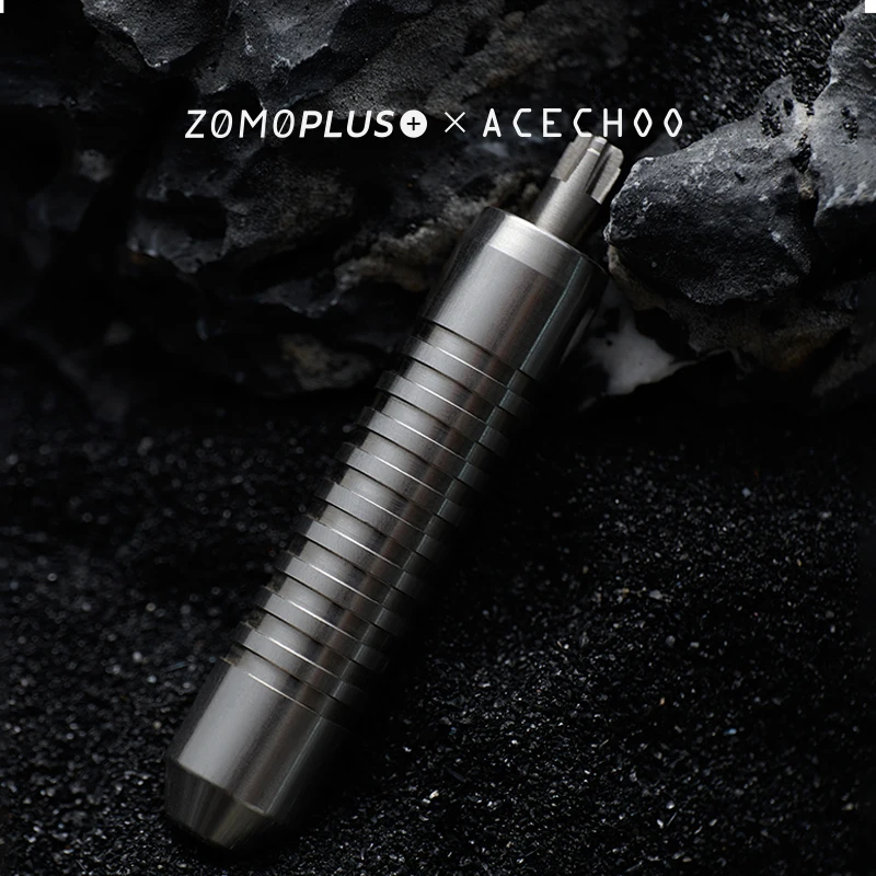 Zomoplus x Acecho em Ajustador de Tampão Artesanal de Metal Aço Inoxidável - Imagem 3