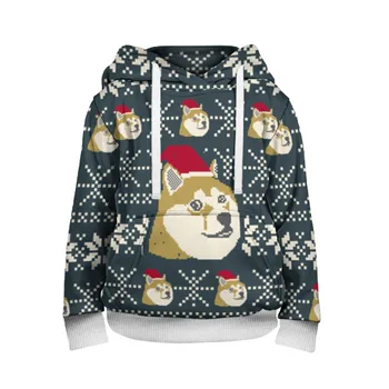 

Children's sweatshirt 3D Doge New Year