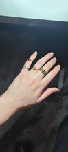 Juego de 4 anillos de cristal estilo bohemio Vintage, conjunto de anillos de conjunto de anillos Midi de la suerte para nudillos para mujer