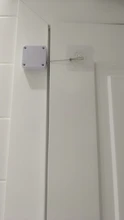 Sensor automático de puerta sin perforación, resorte montado automático, Instalación rápida de puerta de superficie ajustable, 1M