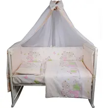 Комплект в кроватку Эдельвейс "Сладких снов", 7 предметов