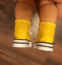 Zapatos de muñeca Unisex, zapatillas de lona de 2019 cm, estilo nuevo, para muñeca BJD 7,5, Mini zapatos de moda para DIY para muñecas rusas, 1/3