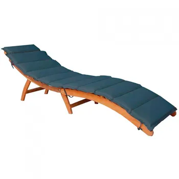 

Folding lounger Acacia wood with Cushion GH91