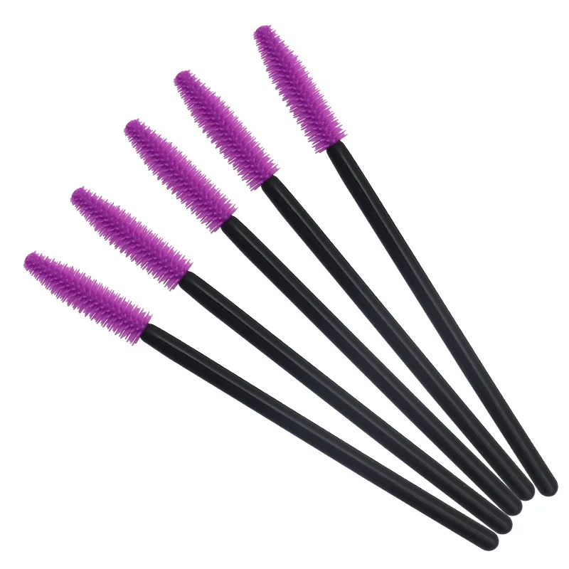 25/50 шт Наращивание ресниц одноразовая бровь кисти бигуди косметический набор инструментов для макияжа силиконовые гелевые, для ресниц расческа щетки для туши - Handle Color: 25pcs-7