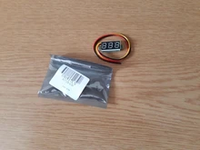 Voltímetro Digital LED para coche, Detector de voltaje, Panel de prueba, DC 0V-100V, 0,28 pulgadas, 12V, 24V, rojo, verde, azul y amarillo