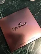 EYESHARE-1 par (2 uds) de lentes de Color de cristal Natural, para cosméticos para ojos, lentillas de contacto