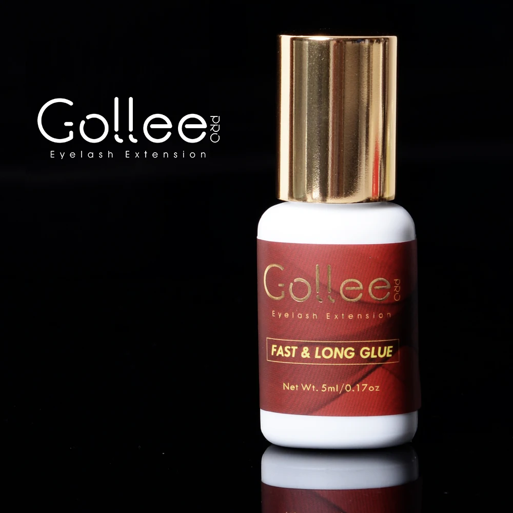 5 мл клей для наращивания ресниц Gollee 1s Fast Lash индивидуальный удержания 6-8 недель