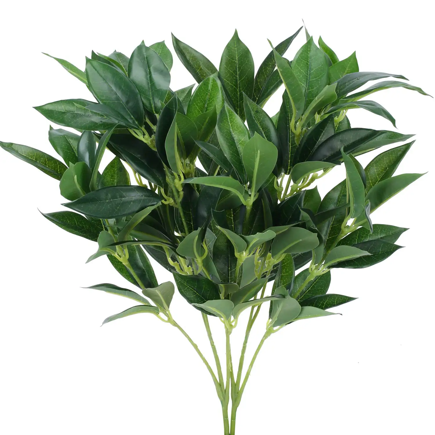 55 Rami Artificiali E Fiori Finti Per Decorazioni - 8 Stili Di Foglie Verdi E Bianche - Eucalipto, Ortensie, Salice - Ideali Per Matrimoni, Centrotavola E Casa