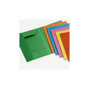 

12 cartelline 3 flaps 200gr 25x33cm mix 6 colors brefiocart