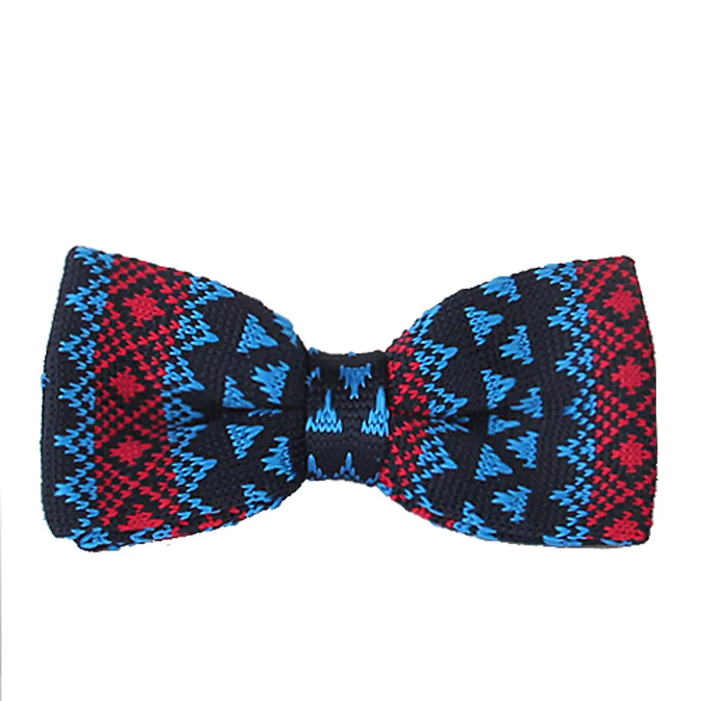 

Biggfashion Knitted Bow Tie, 100% Polyester Fabric, 11 cm, Clip on and Adjustable, custom Design Bow Tie