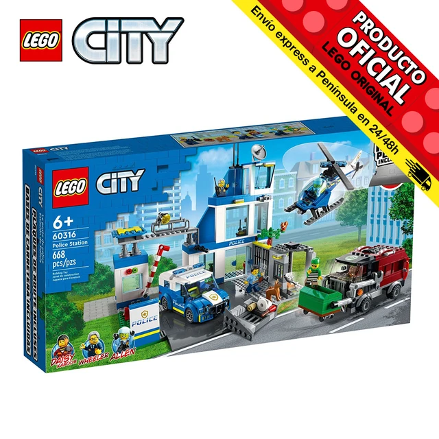 Så mange Hoved pakistanske Lego City Police Station 60316, Kids Toys, Girls, Figures, Years, Blocks,  Pieces, Original, Official License, Shop, Gift, Bricks - Soft Plastic  Blocks - AliExpress