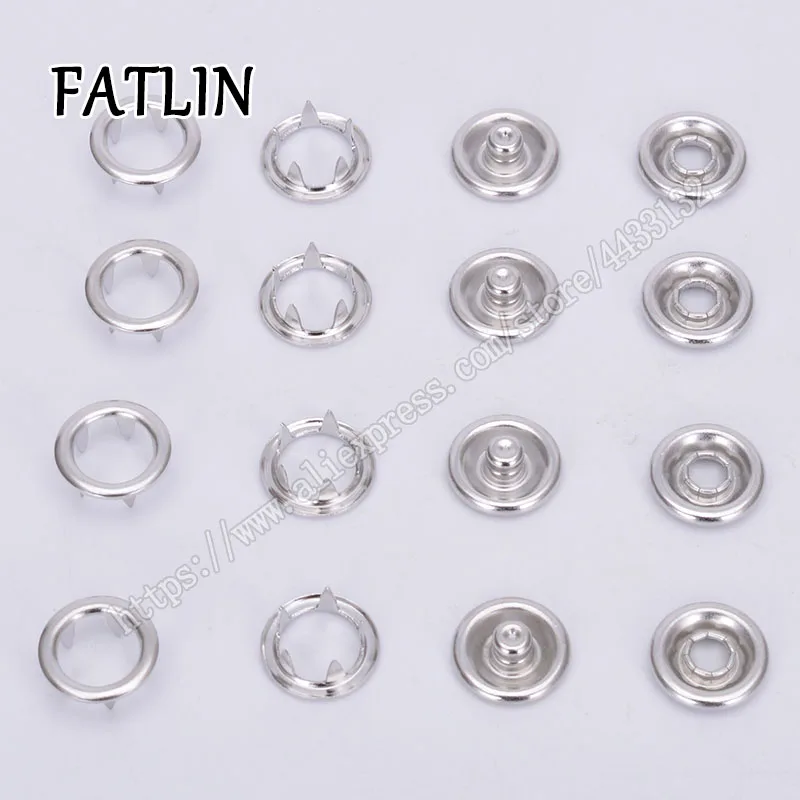 

1000 наборов экологически чистых медных кнопок 9,5 мм, Детский комбинезон с пятью крапанами, застежки-пряжки