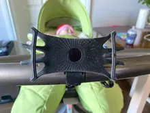 Accesorios para teléfono móvil para cochecito de bebé, soporte universal para coche de bebé giratorio 360, porta teléfono, dispositivo GPS, iPhone