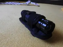 Molle-funda táctica para exteriores, bolsa de cintura para caza, senderismo, rotación de 360 grados, riñonera multifuncional con linterna