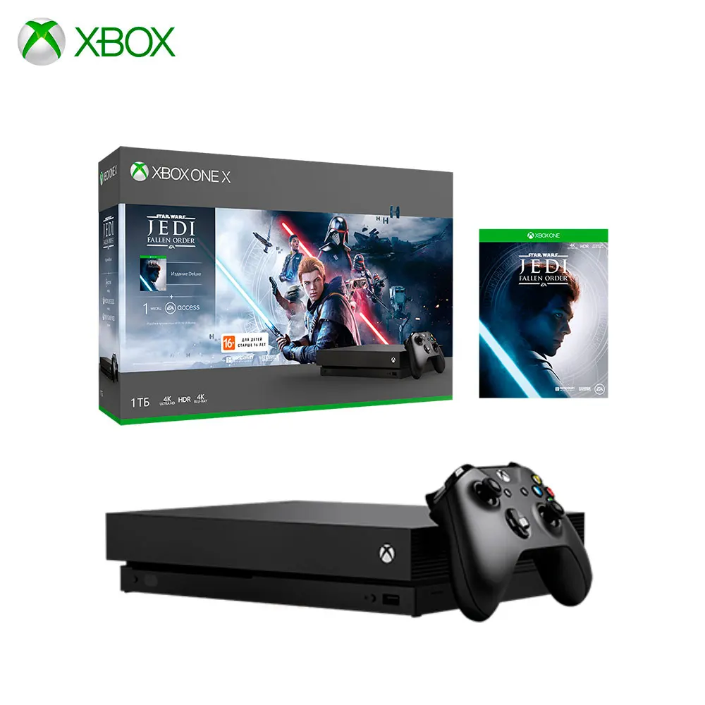 Игровая консоль XBOX ONE X 1TB с игрой STAR WARS+ 1M EA ACCESS