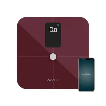 

Digital Bathroom Scales Cecotec Surface Precision 10400 Smart Healthy Vision Maroon