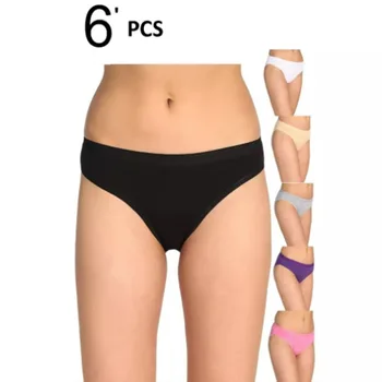 

Sexy Panties 6-Pack Mixed color Bikini Women Lingerie Underwear Coton Undies Eco Friendly Panty Valentines Gift For Her Panties