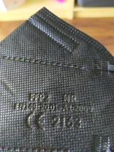 Mascarillas negras ffp295 para adultos, 5 capas, fpp2, certificado CE, ffp2reutilizable, ffp3, 5-100 Uds.