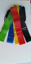 Bandas elásticas con distintos niveles de resistencia, correa de yoga, de gimnasio en casa, rehabilitación, equipo de entrenamiento, para pilates, 5 uds. por lote