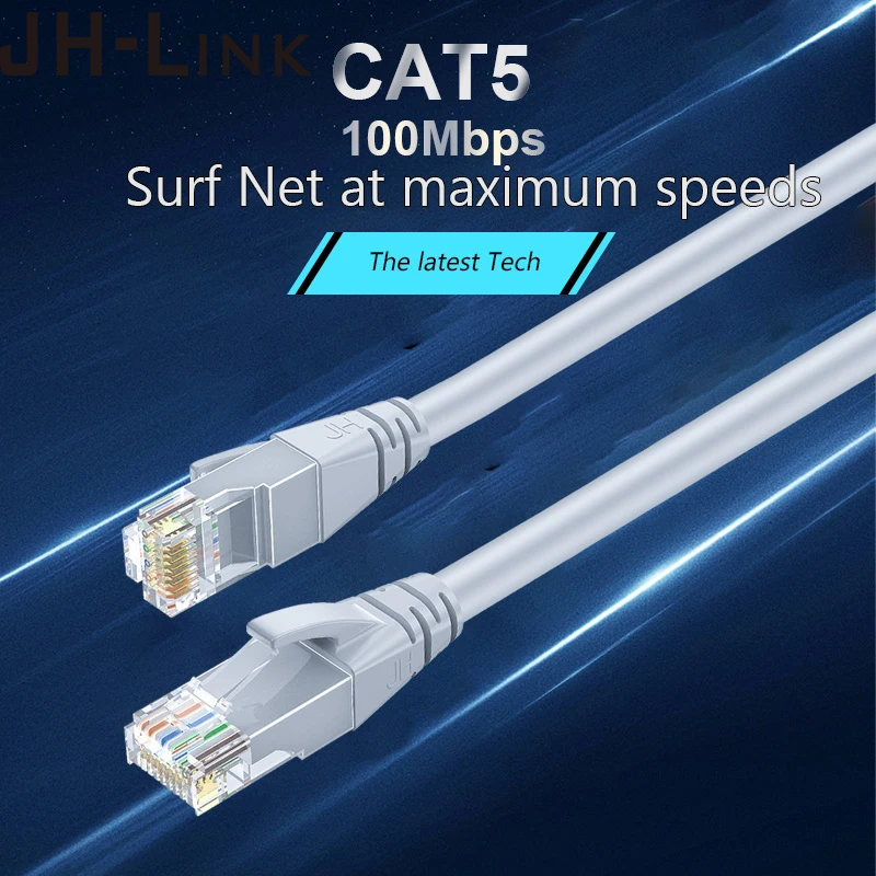 JH-LINK высокая скорость 100 футов UTP/FTP/SFTP Cat5 Cat5e Ethernet-Кабель локальная сеть FTP |