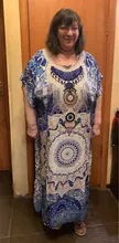 Swimwear Cover Ups Maxi-Dress Bathing-Suit Kaftan Beach Plus-Size Cotton Salida-De-Playa