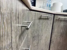 Barra en T de acero inoxidable para puerta alacena, 50mm-450mm, tirador del mango muebles perillas de gabinete, manija del cajón del armario