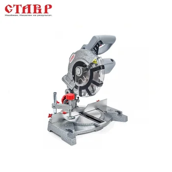 

Saw face STAVR PT-210 / 1400M Crosscut saw working with preforms having a small sectional area cutting obliquely