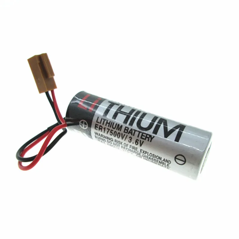 Er17500 do Plc da Bateria de Lítio em 3.6 Controle Quente Novo 3.6 v Li-ion Bateria Plug Er17500v - - Image 2
