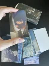 Lomo-tarjeta postal de dibujos animados de estrellas, Mini mensaje, regalo de Navidad, 28 hojas/juego