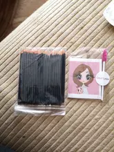 OKAYLASH 50 unids/lote mango negro Gel reutilizables de arte clavo cepillos pintura bolígrafo belleza maquillaje herramientas