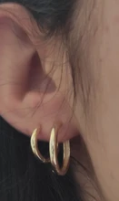 WANTME-Plata de Ley 925 auténtica de estilo minimalista para mujer, hebilla de oreja redonda Bohemia, Punk, Unisex, Rock, accesorios de joyería, pendientes