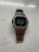 Correa de acero inoxidable 316L para reloj de GW-M5610, accesorios para Casio GW-B5600, correa de metal, G-SHOCK, DW5600