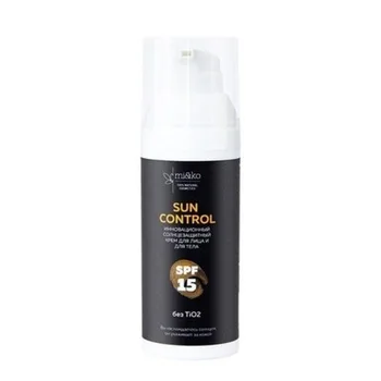 

Ми&Ко Крем солнцезащитный "Sun Control", SPF 15 Солнцезащитные средства